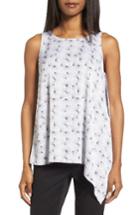 Women's Nordstrom Collection Stretch Silk Side Drape Top