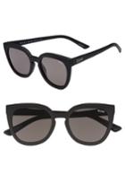 Women's Quay Australia Noosa 50mm Square Sunglasses - Black/ Smoke