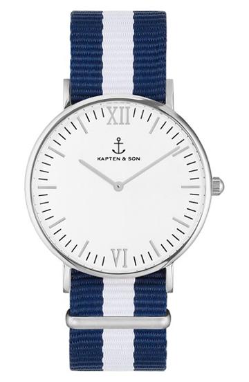Women's Kapten And Son 'campina' Nylon Strap Watch, 36mm