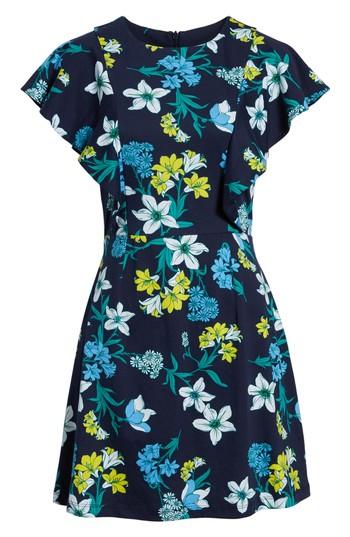 Women's Draper James Floral Ruffle Cotton Dress