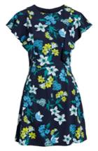 Women's Draper James Floral Ruffle Cotton Dress