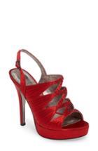 Women's Adrianna Pappell Marissa Platform Sandal .5 M - Red