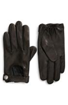 Women's Allsaints Leather Driving Gloves - Black