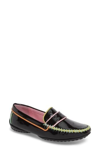 Women's Robert Zur Moccasin Loafer .5 M - Black