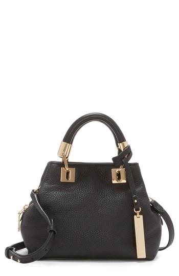Vince Camuto Elva Leather Satchel - Black
