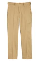 Men's Bills Khakis M3 Straight Fit Vintage Twill Flat Front Pants X 34 - Brown