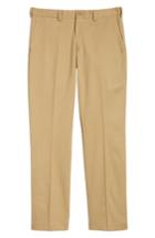 Men's Bills Khakis M3 Straight Fit Vintage Twill Flat Front Pants X 34 - Brown