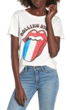 Women's Day By Daydreamer Rolling Stones France Tee - Ivory