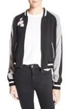 Women's Elizabeth And James Willa Embroidered Reversible Bomber Jacket