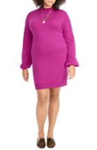 Women's Universal Standard For J.crew Wool & Cashmere Sweater Dress, Size - Pink