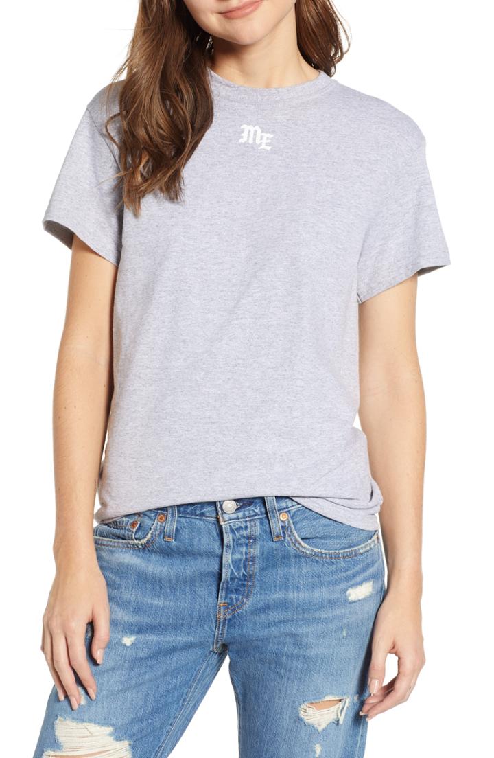 Women's Melody Ehsani Myob Graphic Tee - Grey