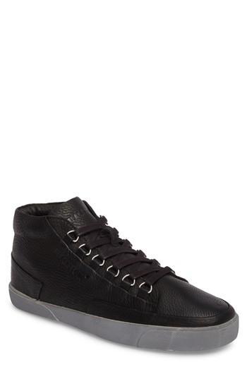 Men's Blackstone Km 02 Sneaker With Genuine Shearling Lining .5-10us / 43eu - Black