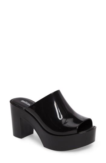 Women's Melissa Open Toe Platform Mule M - Black