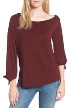 Women's Ella Moss Bella One-shoulder Top - Burgundy