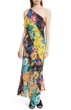 Women's Diane Von Furstenberg Silk Maxi Dress, Size - Blue