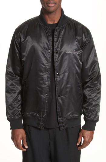 Men's Yohji Yamamoto X New Era Bomber Jacket - Black