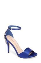 Women's Lauren Lorraine Monet Crystal Embellished Sandal M - Blue