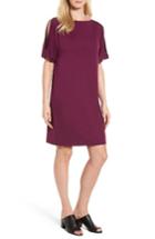Women's Eileen Fisher Slit Sleeve Kimono Dress, Size - Purple