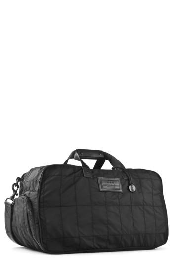 Men's John Varvatos Star Usa Quilted Nylon Duffel - Black