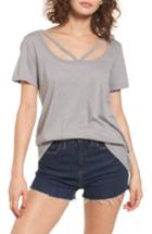 Women's Bp. V-strap Tee - Grey