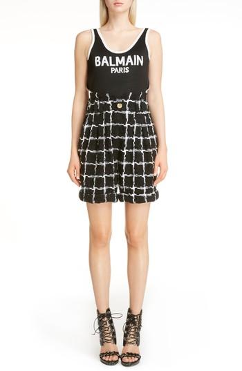 Women's Balmain Logo Bodysuit Us / 42 Fr - Black