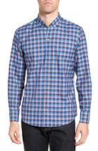 Men's Zachary Prell Pinker Plaid Sport Shirt - Blue
