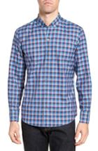 Men's Zachary Prell Pinker Plaid Sport Shirt - Blue