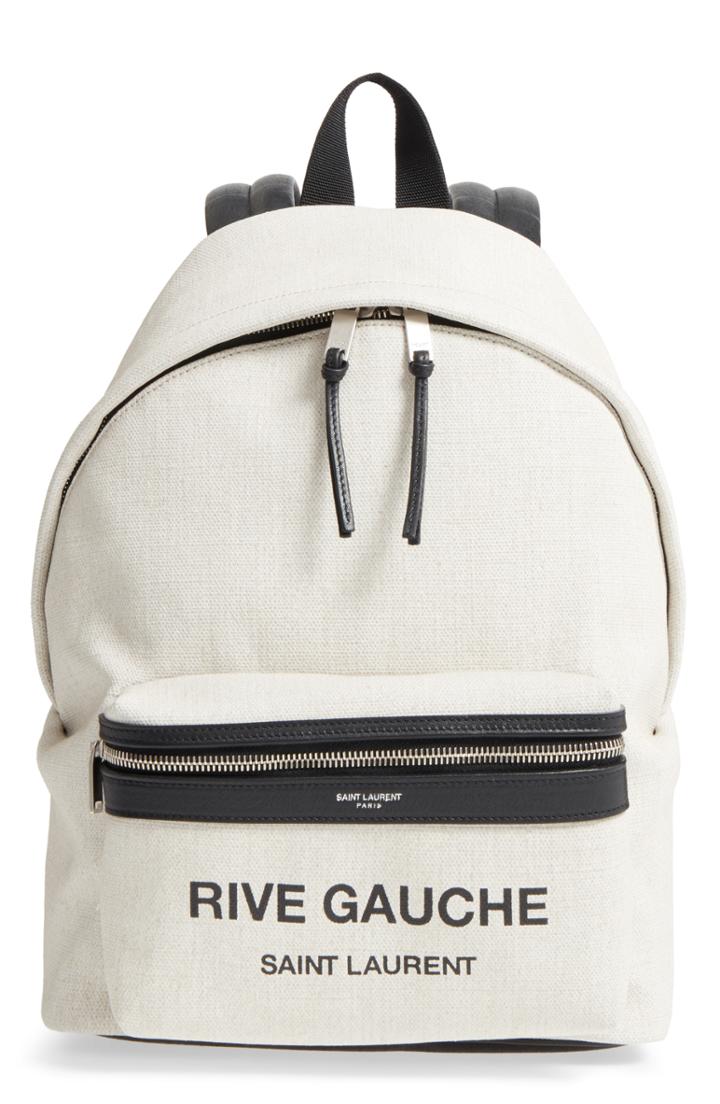 Saint Laurent City Mini Rive Gauche Backpack -
