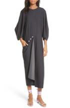 Women's Tibi Asymmetrical Flap Dress - Black