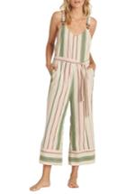 Women's Billabong Bella Day Crop Overalls - Ivory