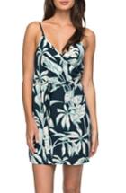 Women's Roxy Drifting Current Wrap Dress - Blue/green