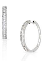 Women's Bony Levy Amara Large Hoop Diamond Earrings (nordstrom Exclusive)