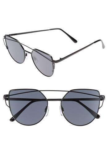 Women's Bp. 52mm Thin Brow Angular Aviator Sunglasses -