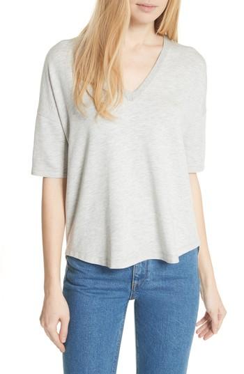 Women's Rag & Bone/jean Phoenix Vee Tee, Size - Grey