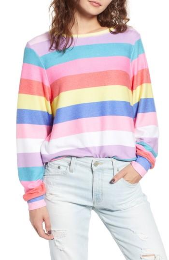Women's Wildfox Castaway Roadtrip Sweatshirt - Pink