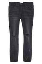 Men's Ovadia & Sons Distressed Slim Fit Jeans - Black