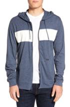 Men's Rvca Line Up Colorblocked Zip Hoodie