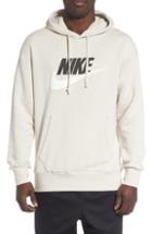 Men's Nike Heritage Logo Hoodie, Size R - Grey