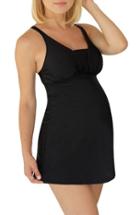 Women's Mermaid Maternity 'dresskini' Maternity Swim Top - Black