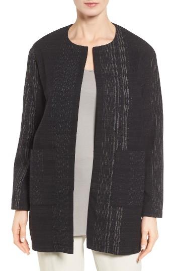 Women's Eileen Fisher Koshi Crossings Organic Cotton Jacket