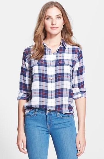 Equipment 'slim Signature' Silk Shirt Luxe Multi