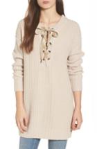 Women's Railes Nicole Lace-up Sweater - Beige