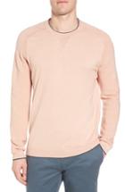Men's Ted Baker London Kayfed Rib Sleeve Sweater (l) - Pink
