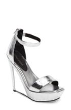 Women's Jeffrey Campbell Tanisha Platform Wedge Sandal .5 M - Metallic