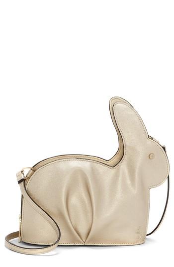 Ed Ellen Degeneres Carot Faux Leather Crossbody Bag - Metallic