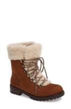 Women's Ugg Fraser Genuine Shearling Water-resistant Boot .5 M - Brown