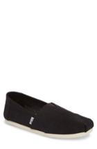 Men's Toms Alpargata Perforated Slip-on .5 M - Black