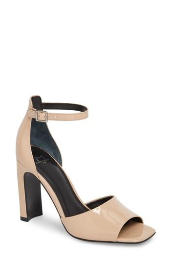 Women's Marc Fisher Ltd Harlin Ankle Strap Sandal M - Beige