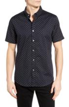 Men's 7 Diamonds Show Out Woven Shirt, Size - Blue