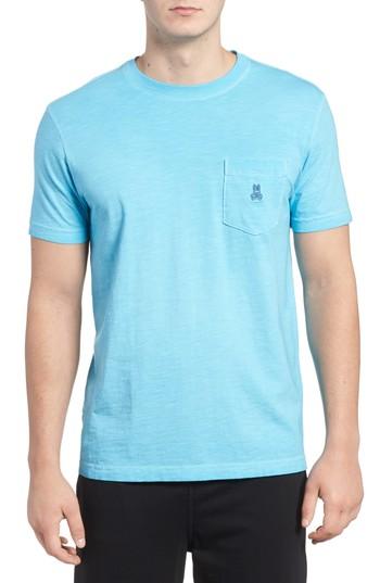 Men's Psycho Bunny Sunwash Pocket T-shirt (xs) - Blue